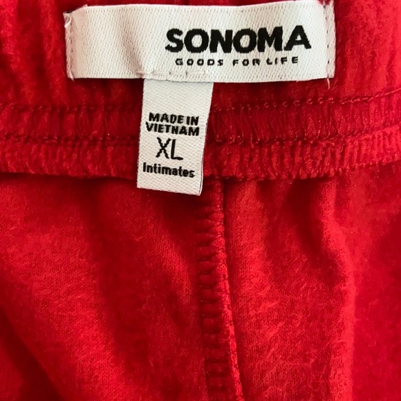 Sonoma Woman’s Red Pajama Pants Size XL - Picture 3 of 5